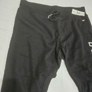 Tommy Hilfiger Sport Mens Black Fleece Jogger Sweatpants 1X TP06462X
